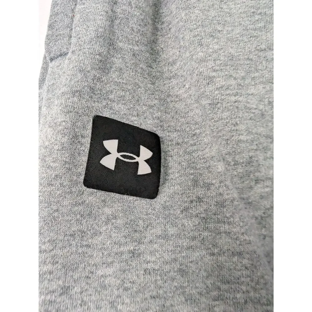 Under Armour Men’s Small Gray Loose Fit Fleece Sweatpants Athletic Pants